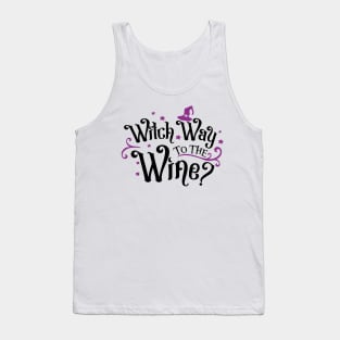 Witch way to the wine? Spooky season Tank Top